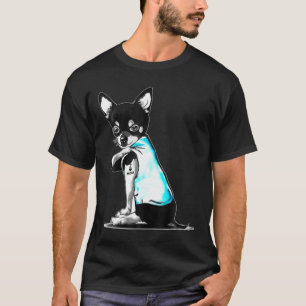 Grappige Hond Chihuahua Ik Hou Van Moeder Tattoo M T-shirt