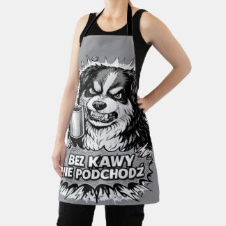 Grappige Hond Dames T-Shirt - Kom Niet Benaderen Z Schort