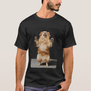 Grappige Hond Dans Meme Golden Retriever T-shirt