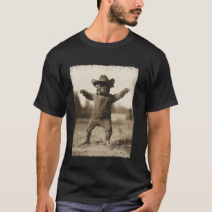 Grappige Hond Domme Cowboy Franse Bulldog T-shirt