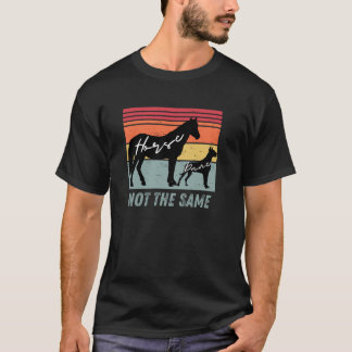 Grappige Hond en Paard Liefhebbers Grote Deen Niet T-shirt