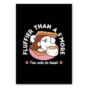 Grappige hond en S'more Design - Kawaii Pet Lover  Kaart