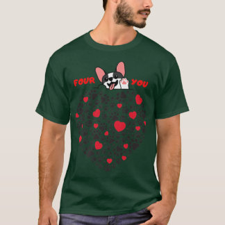 Grappige Hond Gebaren Van Een Puppy, Ik Hou Van Ho T-shirt