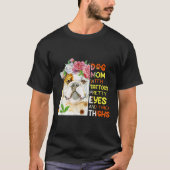 Grappige hond getatoeëerd moeder om hondenmoeder m t-shirt (Voorkant)