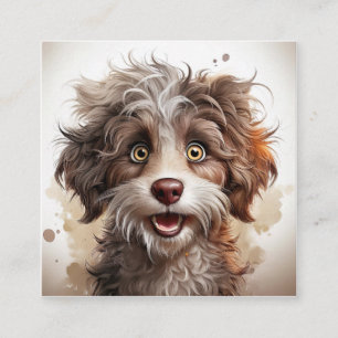 grappige hond informatiekaartje