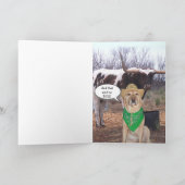 Grappige hond / Lab Super Verjaardag Kaart (Binnen)