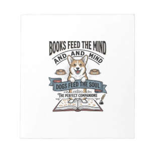 Grappige Hond Lezer Vintage Gravure T-shirt voor B Notitieblok
