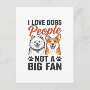 Grappige Hond Liefhebber Citaat Vintage Gravure Ve Briefkaart