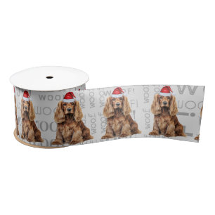 Grappige Hond Liefhebber Cocker Spaniel Hond Kerst Lint