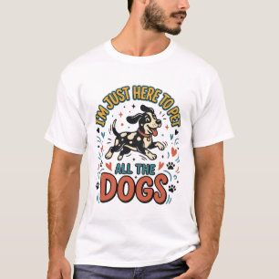 Grappige Hond Liefhebber Vintage Huisdier Alle Hon T-shirt