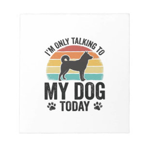 Grappige Hond Liefhebber Vintage Zonsondergang Cit Notitieblok