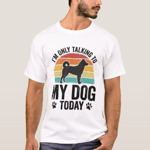 Grappige Hond Liefhebber Vintage Zonsondergang Cit T-shirt