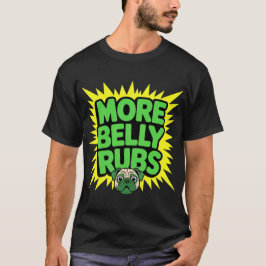 Grappige Hond Meer Buikwrijven T-shirt