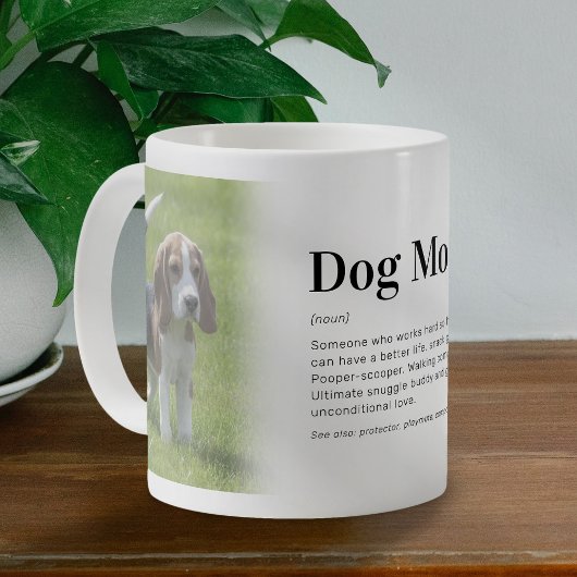 Grappige Hond Moeder Definitie Foto Koffiemok