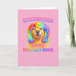 Grappige Hond Moeder Moederdag Kaart – Pawfecte Mo