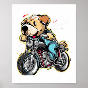 grappige hond poster