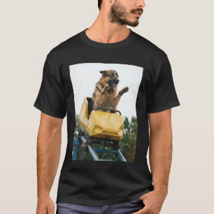 Grappige Hond Roller Coaster Meme Dwaze Grafische T-shirt