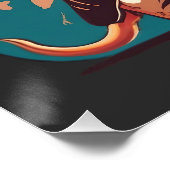 Grappige hond scheet het gebeurt perfect poster (Hoek)