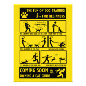 Grappige hond training instructie handleiding foto afdruk (Voorkant)