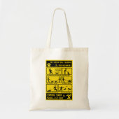 Grappige hond training instructie handleiding tote bag (Voorkant)