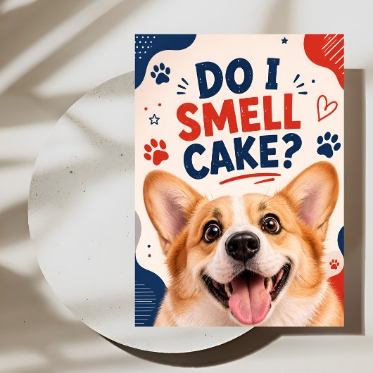 Grappige Hond Verjaardag Kaart