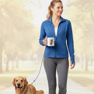 Grappige hond wandelen Buddy Zonnebrillen Personal Koffiemok