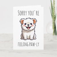 Grappige hond wordt snel goed kaarten