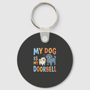 Grappige Honden Deurbel Huisdierliefhebber Sleutelhanger