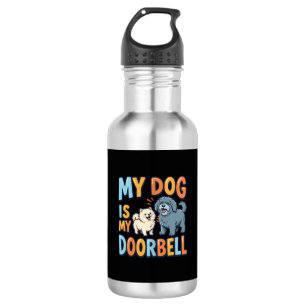 Grappige Honden Deurbel Huisdierliefhebber Waterfles
