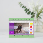 Grappige honden educatief spel briefkaart (Staand voorkant)