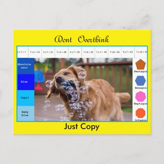 Grappige honden educatieve spellen briefkaart (Voorkant)