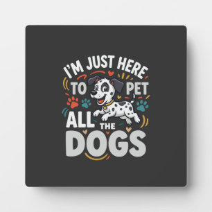 Grappige Honden Huisdier Liefhebber Vector Fotoplaat