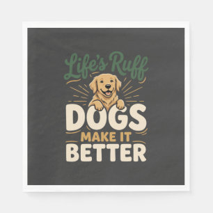Grappige Honden Maken Het Beter Servet