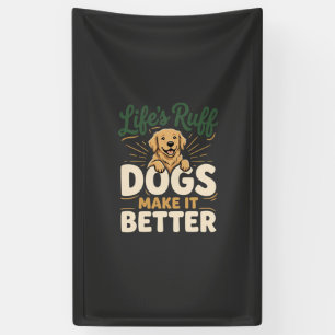 Grappige Honden Maken Het Beter Spandoek