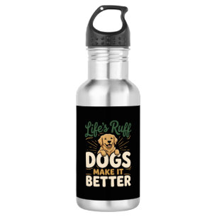 Grappige Honden Maken Het Beter Waterfles