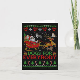 Grappige honden voor iedereen Sinterklaas slee ugl Kaart