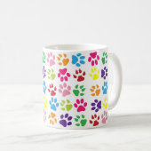 Grappige hondenpoot koffiemok (Voorkant rechts)