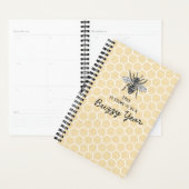 Grappige Honeycomb Busy Bee 2026 Planner (Display)