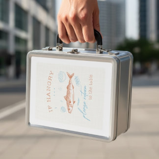 Grappige hongerige vis citaat foodie humor