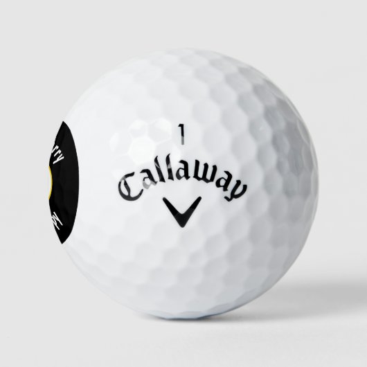Grappige honingbij humoristisch golfballen (Logo)