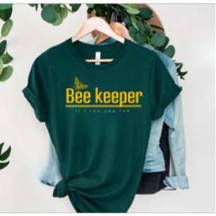 Grappige honingbijliefhebber Bij Imker Geel T-shirt