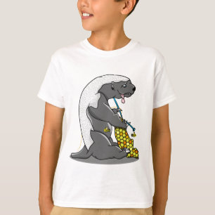 Grappige honingdas t-shirt