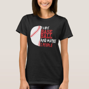 Grappige honkbal citaat honkbal gamer t-shirt