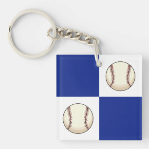 Grappige honkbal foto sjabloon sleutelhanger