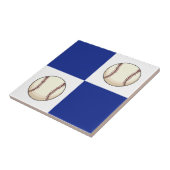 Grappige honkbal foto sjabloon tegeltje (Zijkant)