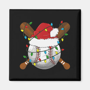 Grappige honkbal kerst bijpassende familie pyjama' magneet