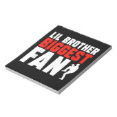 Grappige honkbal pitcher broeder notitieblok (Gedraaid)