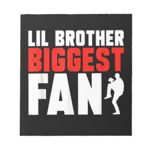 Grappige honkbal pitcher broeder notitieblok