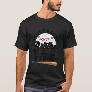 Grappige honkbalbroer hier voor Concession St T-shirt