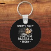 Grappige honkbaljongens sorry dat ik niet naar bas sleutelhanger (Voorkant)